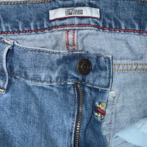 Tommy Hilfiger jeans Slim Boyfriend Jeans Size 10 Embroidered Logo - Picture 8 of 12